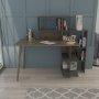 Uzay skrivebord 141,8x60 cm - Antracit/valnd
