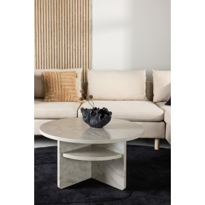 Ålesund sofabord Ø85 cm - Beige Ålesund sofabord Ø85 cm - Beige