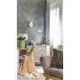 Sljfe skrivebordslampe - Hvid/brun/slv