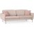 Mint 3-personers sofa - Powder pink