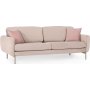 Mint 3-personers sofa - Powder pink