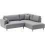 Felix divan sofa hjre - Lysegr