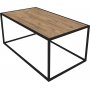 Coruna sofabord Eg/sort - 90 x 50 cm