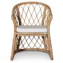 Liljedal stol i rattan - Natur
