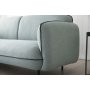 Catta 3-personers sofa med fodskammel - Lysegrn