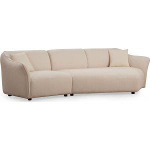 Mentis divan sofa 288 cm - Creme
