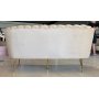 Snckan 3-personers sofa - Beige fljl / Messing