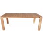 Udendrsgruppe: 6 stole og spisebord 210 x 90 cm teak - Salt