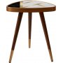 Liny sidebord trekant 45 x 45 cm - Flerfarvet