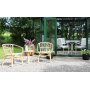 Bali terrassest i rattan - Bord med 2 stole