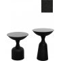 Kalk sidebord st 46/56 cm - Sort