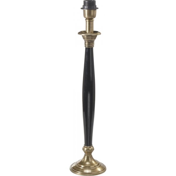 Madison lampefod - Sort/Antik messing - 56 cm