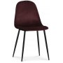 Rosvik spisegruppe, spisebord med 4 stk. Carisma Fljlsstole - Hvid/Bordeaux + 4.00 x Servietringe