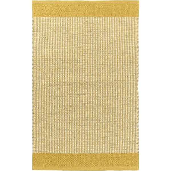 Stribetppe 170 x 240 cm - Gul