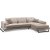 Frido divan sofa højre - Stone beige