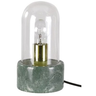 Bordlampe Stenhaga - Grn marmor / messing
