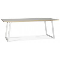 Edge spisebord 240x90 cm - Hvid højtrykslaminat (HPL) Edge spisebord 240x90 cm - Hvid højtrykslaminat (HPL)