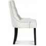Paris spisebord med sort bord med 4 stk Tuva stole i beige stof