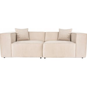 Lora 2-personers sofa - Creme