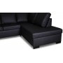 Solna U-sofa D3A - Bonded Lder