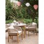 Terracina udendrs spisestol - Beige