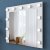 Bijou toiletbord 15 - 90 x 44,5 cm - Hvid