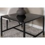 Slope sofabord 60x60 cm - Sort/messing