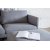 Eden 3-personers XL sofa - Grt stof + Pletfjerner til mbler