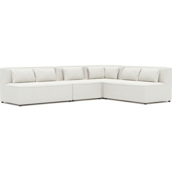 Modular opbyggelig hjrnesofa - Natur