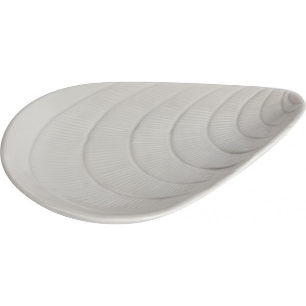 Muslingeserveringsfad 20 cm - Beige