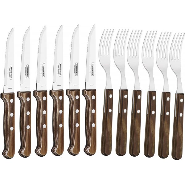 Tramontina steak-bestik - 12 dele