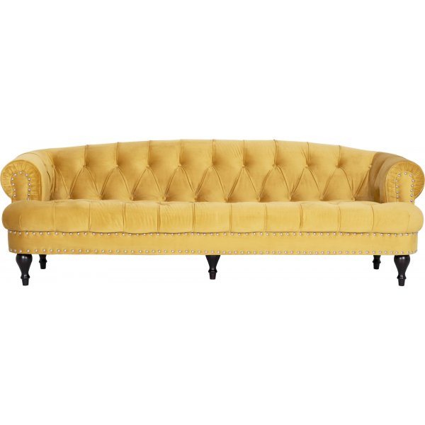 Oxford deluxe 3-personers chesterfield - Lvegul (fljl)