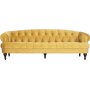 Oxford deluxe 3-personers chesterfield - Lvegul (fljl)