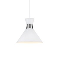 Waist loft lampe - Hvid/stål Waist loft lampe - Hvid/stål