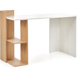 Oluf skrivebord 122x57 cm - Eg/hvid