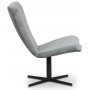 Spekerd designer lnestol - Lysegr (Fljl) / Sort
