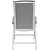 Ebbarp stillingsstol hvid aluminium - Gr/Hvid
