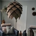 Kundebillede Loftslampe Frost - Valnød