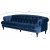 Oxford deluxe 3-personers sofa i blt fljl