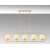 Klenod loftslampe 10620 - Guld/hvid