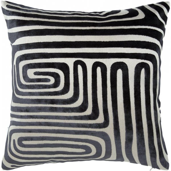 Molly pudebetrk 45 x 45 cm - Gr-sort