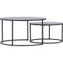 Twin sofabord 79/59,5 cm - Sort