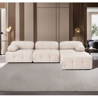 Blanca divan sofa - Lysebrun