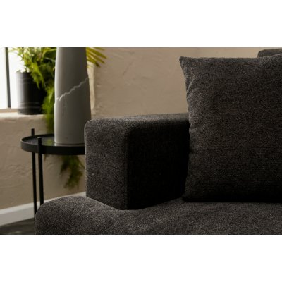 Liva divan sofa venstre - Antracit/kobber