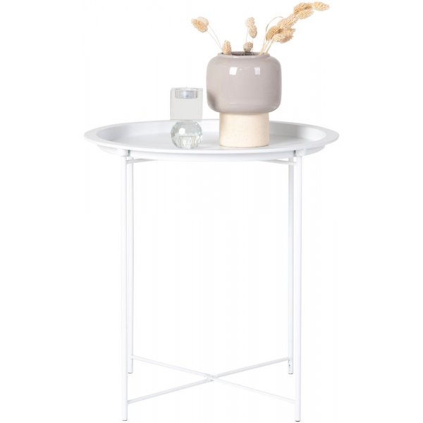Bastia Sidebord 46,8 x 46,8 cm - Hvid
