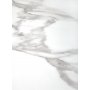 Morata spisebord 79 cm - Hvid marmor/sort/guld