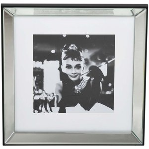 Villa maleri Audrey Hepburn - Spejlramme