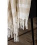 Bondi plaid 130x170 cm - Beige/brun/hvid