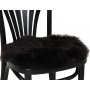 Plaza stolehynde freskind 34 cm - Mrkebrun