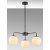 Viran loftslampe 11005 - Sort/hvid